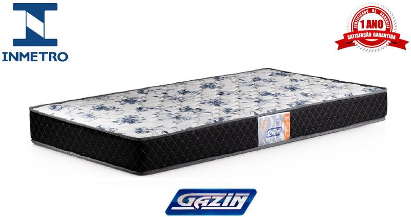 Colchão Gazin Supremo Espuma Casal padrão D33 1.38 x 1.88 x 0.17
